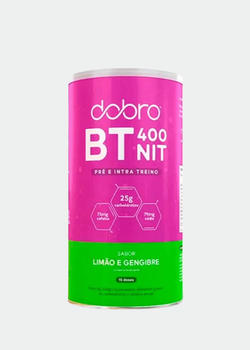 Pré Treino Bt Limão e Gengibre Dobro - 450g